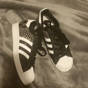 Black and White Adidas
